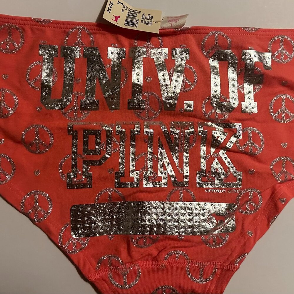 Victoria’s Secret PINK bling panty Size L NWT